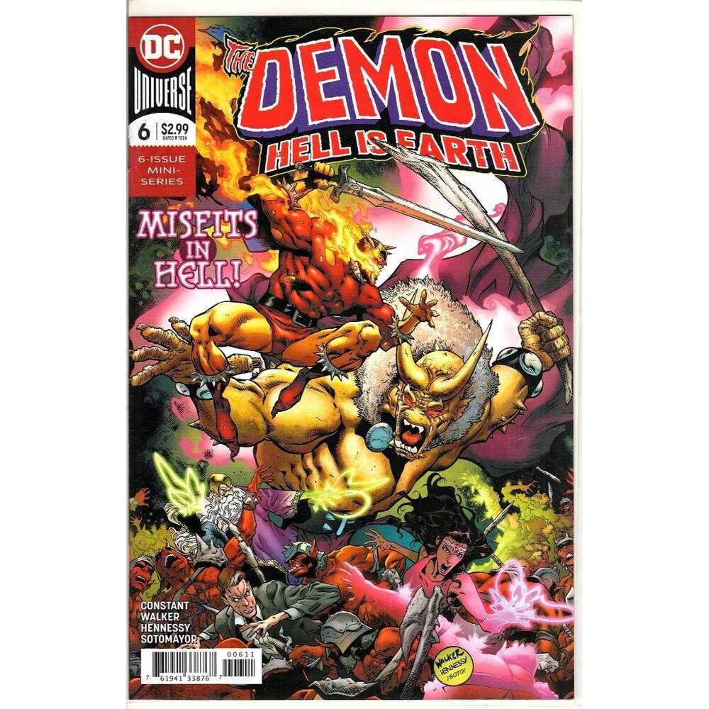 The Demon Hell Is Earth Issue 6 of 6 Comic Book DC Universe Mini-Series